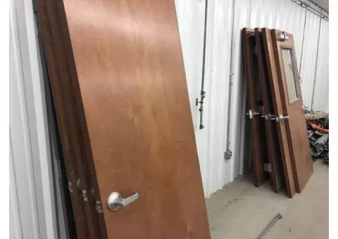 Solid wood/Metal Mohawk Flush Doors Inc. code rated fire doors